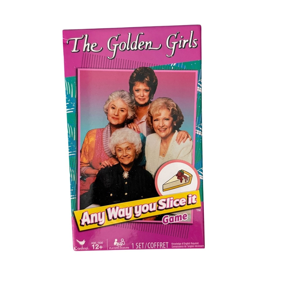 New The Golden Girls‎ Game Any Way You Slice It Trivia Game 2-4 Players Ages 12+